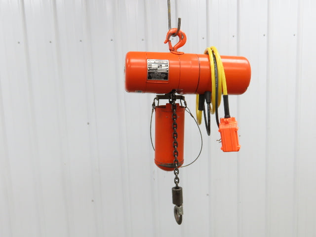 CM Lodestar A Electric Chain Hoist 1/8 Ton 250 LB 32 FPM 12' Lift 230/460 Volt