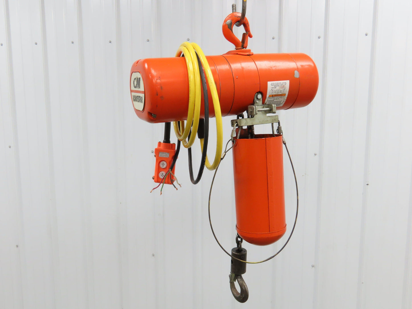 CM Lodestar A Electric Chain Hoist 1/8 Ton 250 LB 32 FPM 12' Lift 230/460 Volt