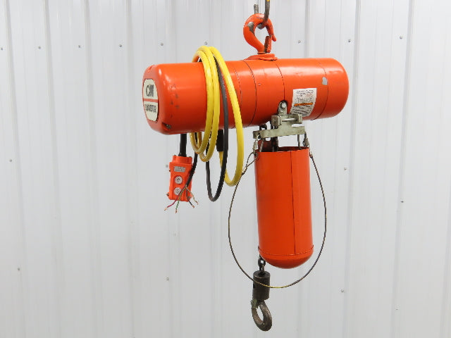 CM Lodestar A Electric Chain Hoist 1/8 Ton 250 LB 32 FPM 12' Lift 230/460 Volt