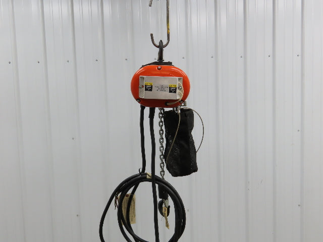 CM Lodestar A Electric Chain Hoist 1/8 Ton 32 FPM Variable Speed 15' Lift  New
