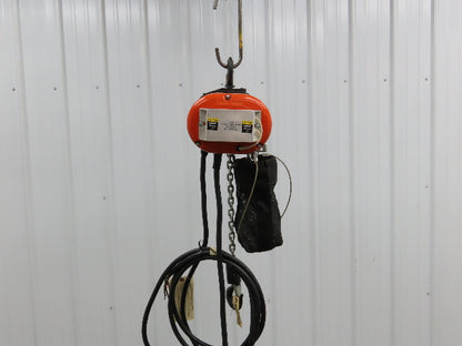 CM Lodestar A Electric Chain Hoist 1/8 Ton 32 FPM Variable Speed 15' Lift  New
