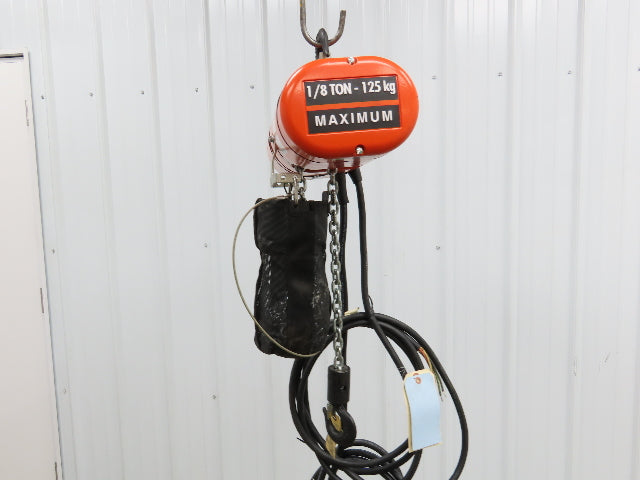 CM Lodestar A Electric Chain Hoist 1/8 Ton 32 FPM Variable Speed 15' Lift  New