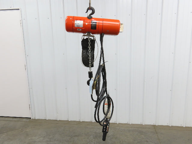 CM Lodestar A Electric Chain Hoist 1/8 Ton 32 FPM Variable Speed 15' Lift  New