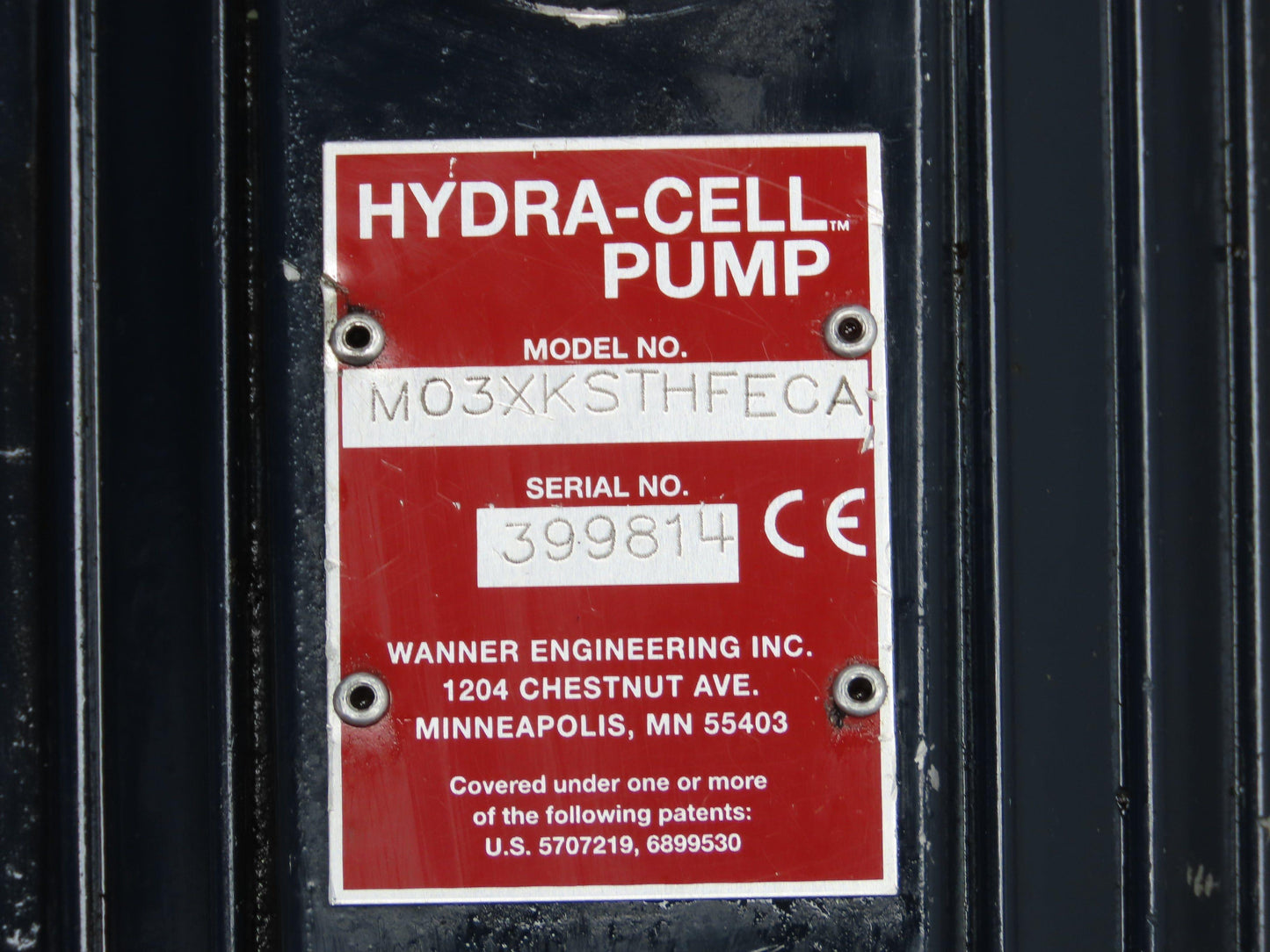 Hydra-Cell M03XKSTHFECA Coolant Filter Pump System Bag Filter 3.1GPM 2Hp