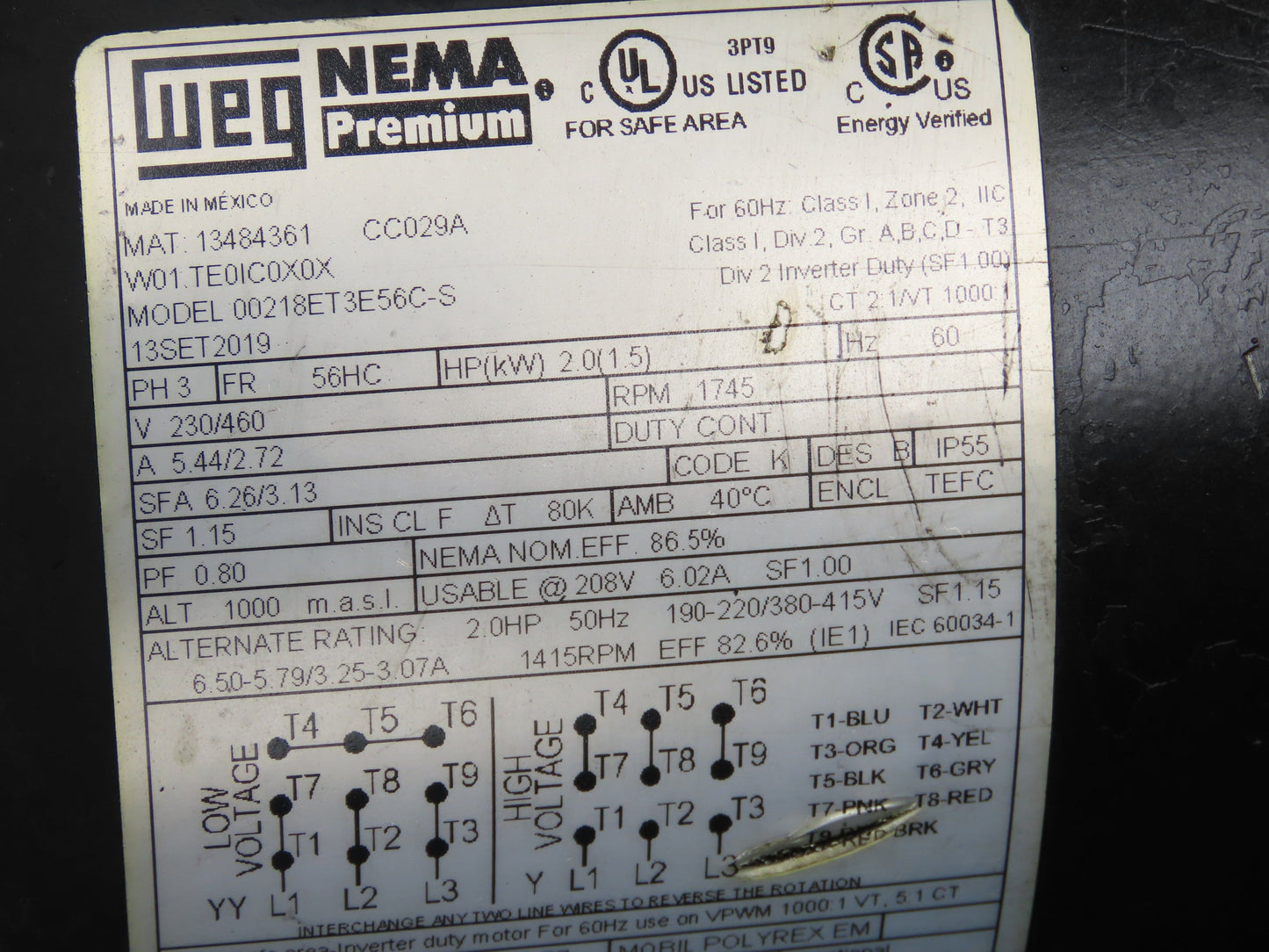 Hydra-Cell M03XKSTHFECA Coolant Filter Pump System Bag Filter 3.1GPM 2Hp