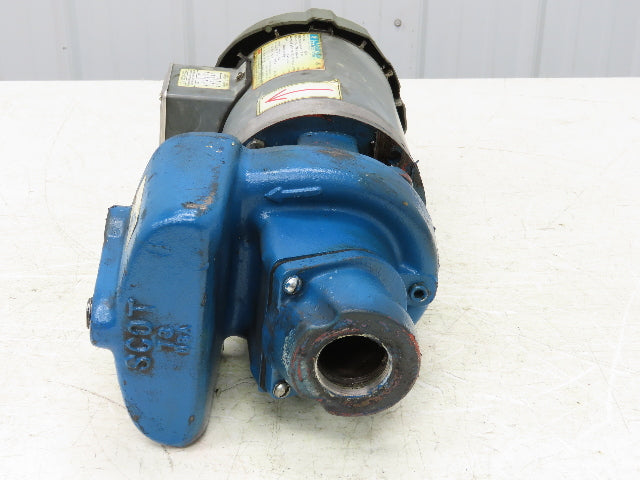 Scot 73 Cast Iron Centrifugal Suction Pump 1.5" NPT 3/4Hp 3450rpm 230/460V 3PH