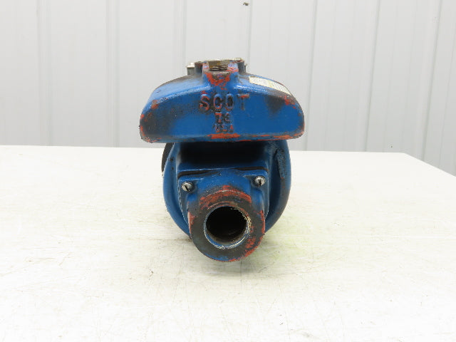 Scot 73 Cast Iron Centrifugal Suction Pump 1.5" NPT 3/4Hp 3450rpm 230/460V 3PH