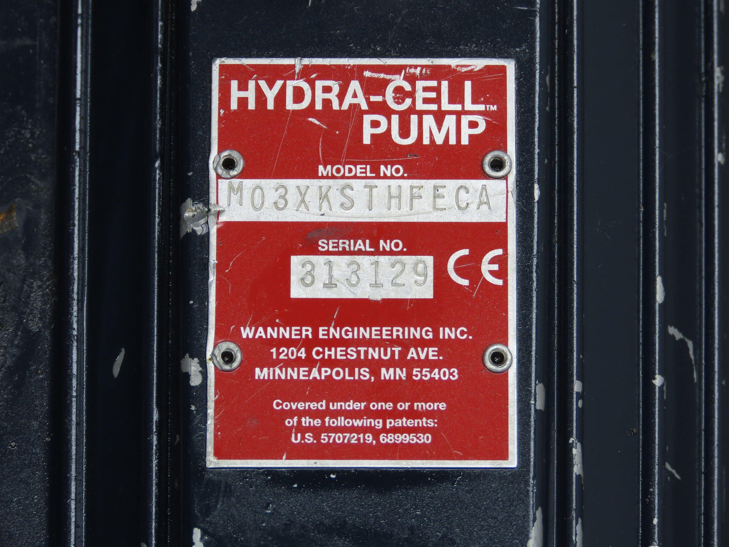 Hydra-Cell M03XKSTHFECA Coolant Filter Pump System Bag Filter 3.1GPM 2Hp