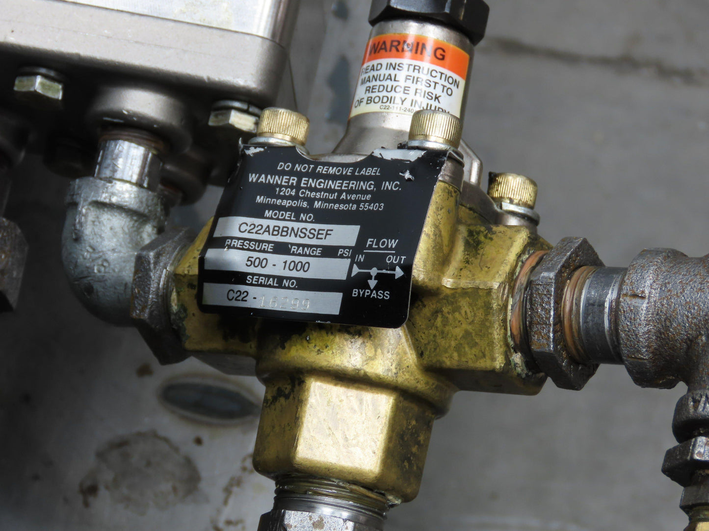 Hydra-Cell M03XKSTHFECA Coolant Filter Pump System Bag Filter 3.1GPM 2Hp