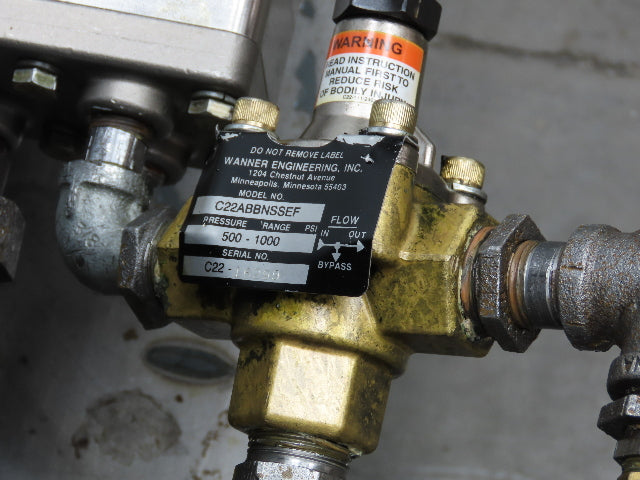 Hydra-Cell M03XKSTHFECA Coolant Filter Pump System Bag Filter 3.1GPM 2Hp