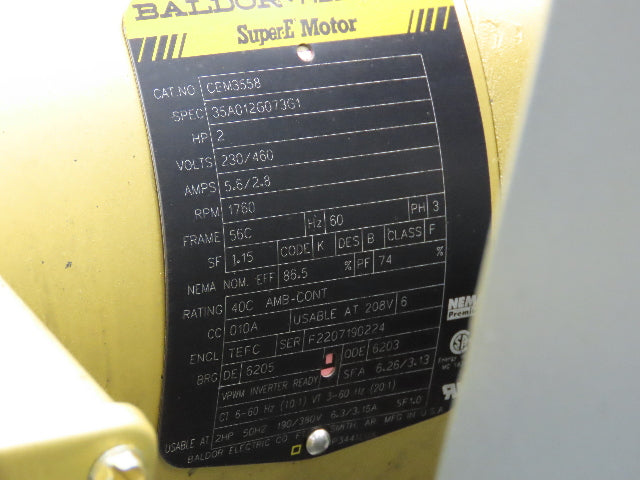 Hydra-Cell M03XKSTHFECA Coolant Filter Pump System Bag Filter 3.1GPM 2Hp