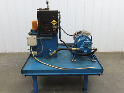 Rexroth A10VSO18DFR/31R Hydraulic Power Unit 20 Gal 7GPM 7.5Kw 400V Oilcooler