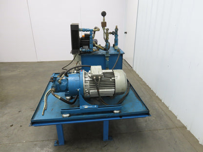 Rexroth A10VSO18DFR/31R Hydraulic Power Unit 20 Gal 7GPM 7.5Kw 400V Oilcooler