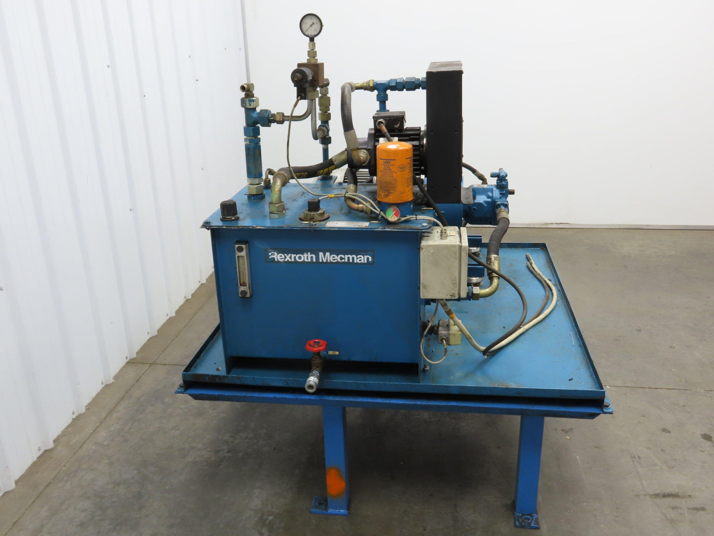 Rexroth A10VSO18DFR/31R Hydraulic Power Unit 20 Gal 7GPM 7.5Kw 400V Oilcooler