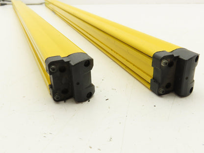 Omron F3SG-4RE0880P14-D Safety Light Curtain Set Receiver Emitter 880mm Set