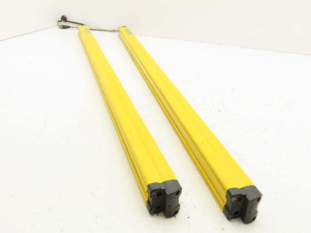 Omron F3SG-4RE0880P14-D Safety Light Curtain Set Receiver Emitter 880mm Set