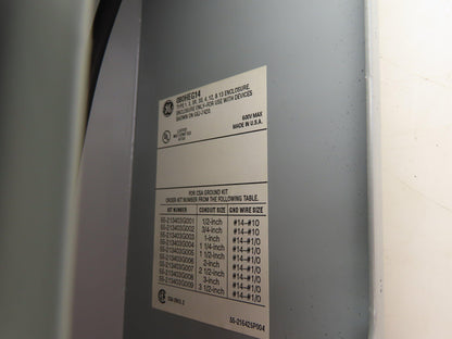 General Electric 080HEG14 Pushbutton Enclosure 12x3x4" Lot of 2