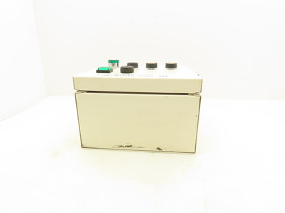 Pushbutton Hinged Electrical Enclosure 10x8x6"