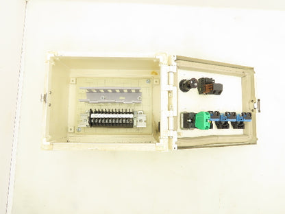 Pushbutton Hinged Electrical Enclosure 10x8x6"