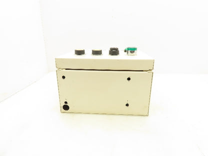 Pushbutton Hinged Electrical Enclosure 10x8x6"