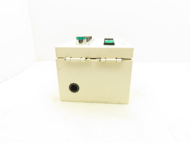 Pushbutton Hinged Electrical Enclosure 10x8x6"