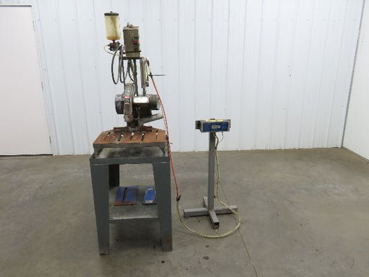 CTD F255 Straight Cut off Chop Saw 10" Blade 3450RPM 3Hp 3Ph Aluminum Metal