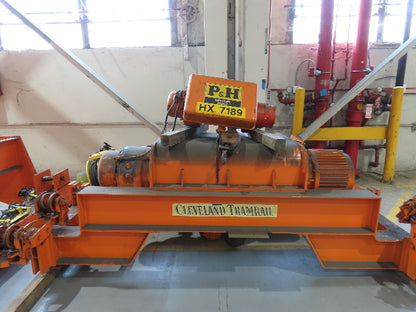 Cleveland Tramrail 10 Ton Double Girder Underhung Bridge Crane 45' 10" Span