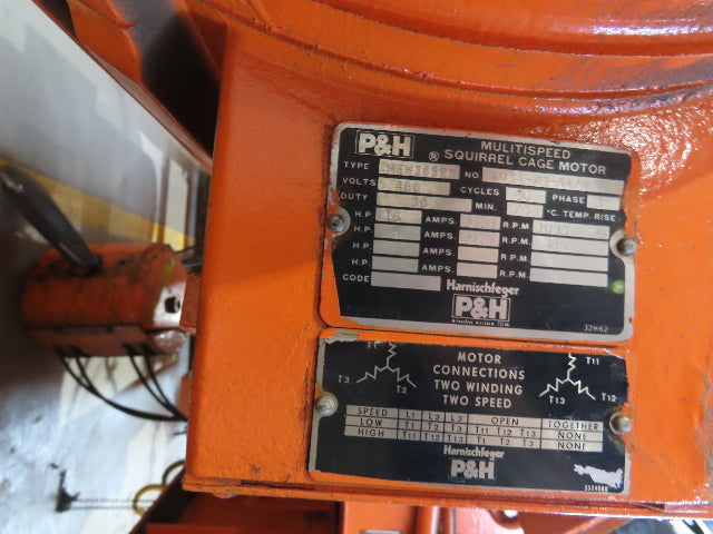 Cleveland Tramrail 10 Ton Double Girder Underhung Bridge Crane 45' 10" Span