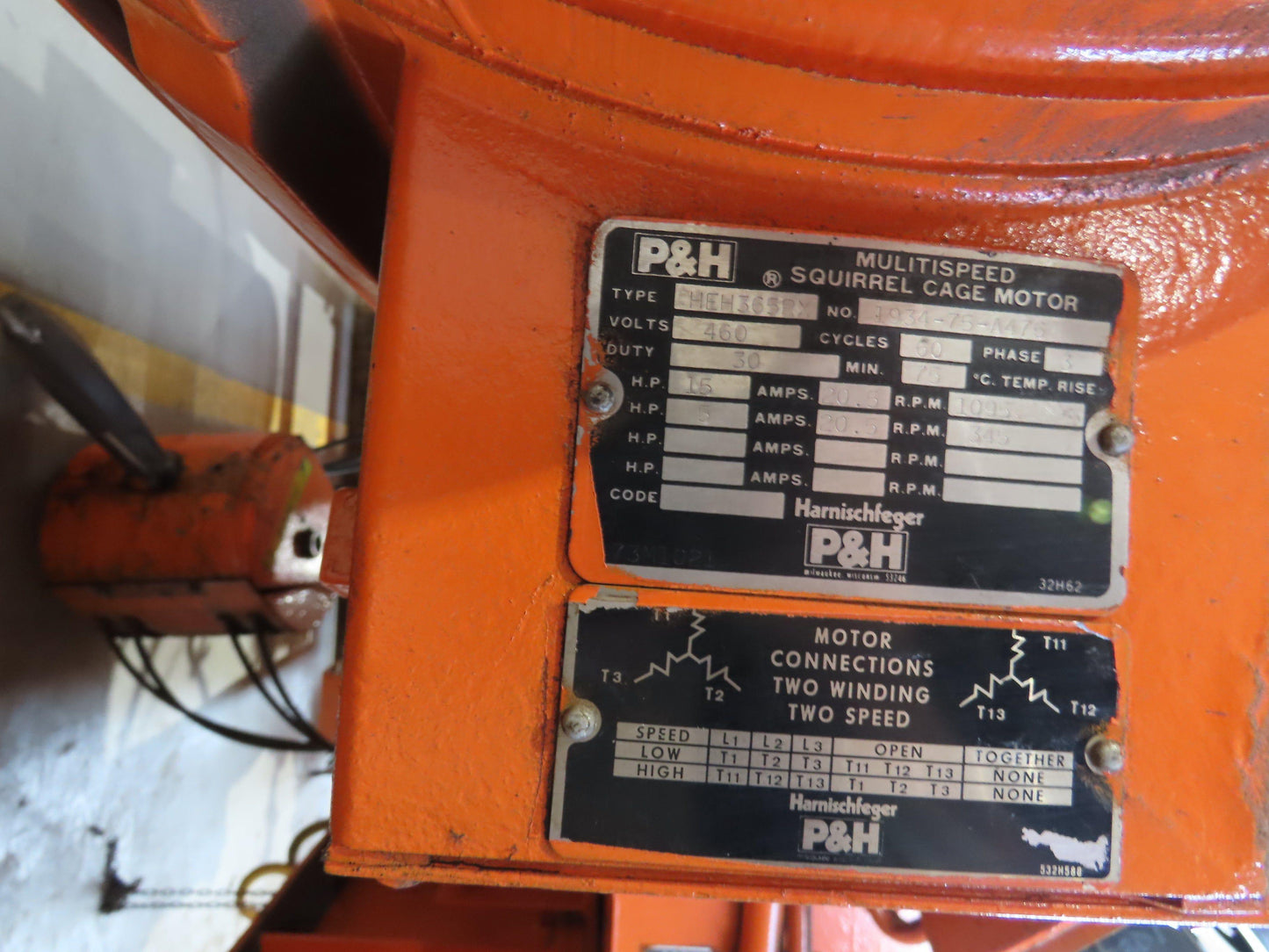 Cleveland Tramrail 10 Ton Double Girder Underhung Bridge Crane 45' 10" Span