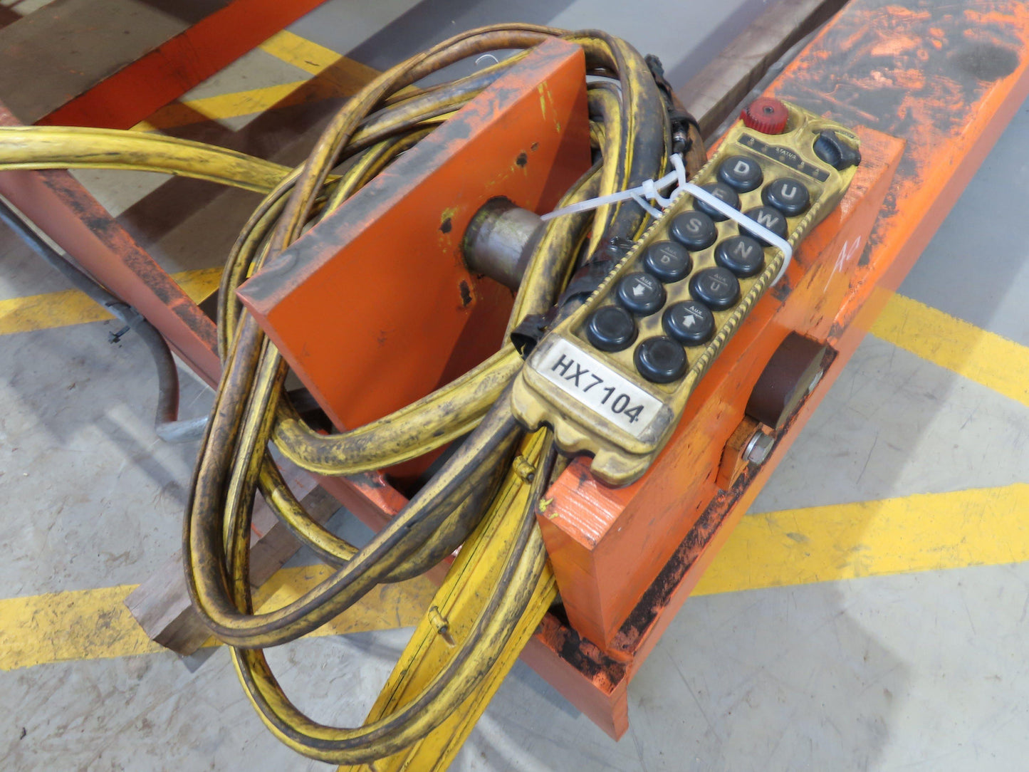 Cleveland Tramrail 25 Ton Double Girder Underhung Bridge Crane 45' 10" Span