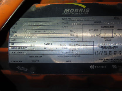 Cleveland Tramrail P&H 5 Ton Double Girder Underhung Bridge Crane 28' Span