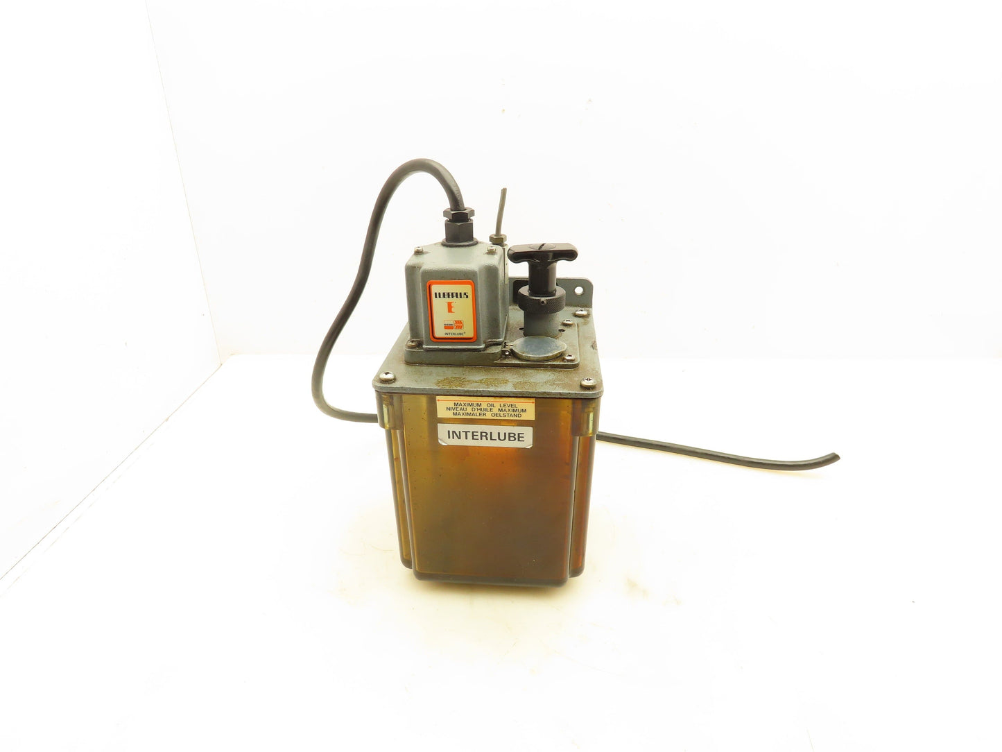 Siebe Interlube LF2510 Oil Lubricator Pump Machine Oiler 2 Liter