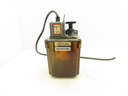 Siebe Interlube LF2510 Oil Lubricator Pump Machine Oiler 2 Liter