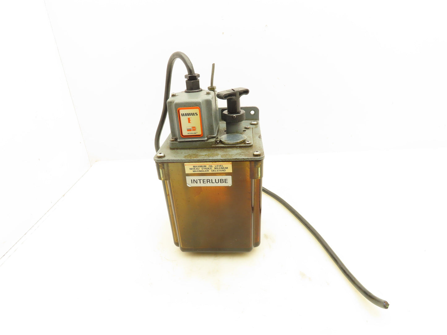 Siebe Interlube LF2510 Oil Lubricator Pump Machine Oiler 2 Liter