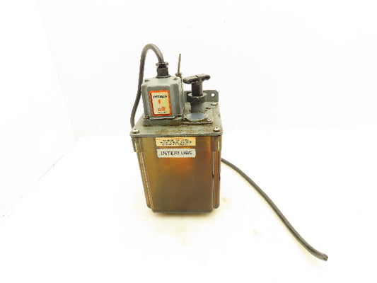 Siebe Interlube LF2510 Oil Lubricator Pump Machine Oiler 2 Liter