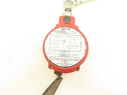 Miller FL11-6/11FT Minilite Fall Limiter 11' Lanyard w/Swivel Shackle Rebar Hook
