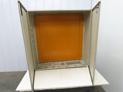 Rittal AE 1110 Double Door Electrical Box Enclosure 40x40x12" Backplate