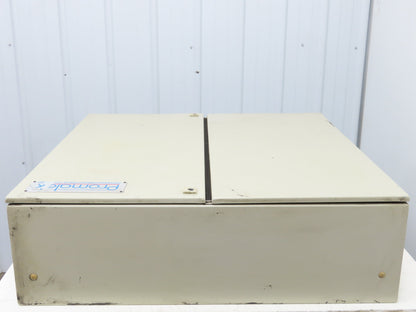 Rittal AE 1110 Double Door Electrical Box Enclosure 40x40x12" Backplate