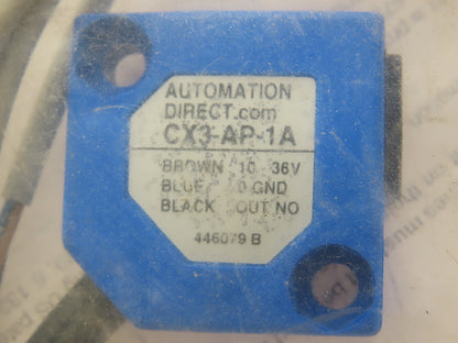 Automation Direct CX3-AP-1A Photoelectric Sensor 600mm Distance Plastic Housing