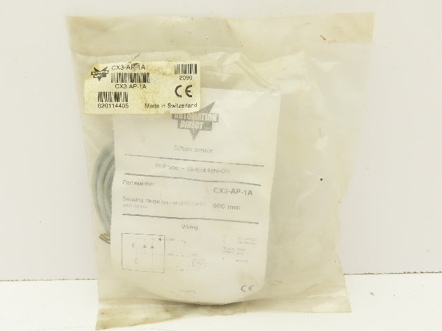Automation Direct CX3-AP-1A Photoelectric Sensor 600mm Distance Plastic Housing