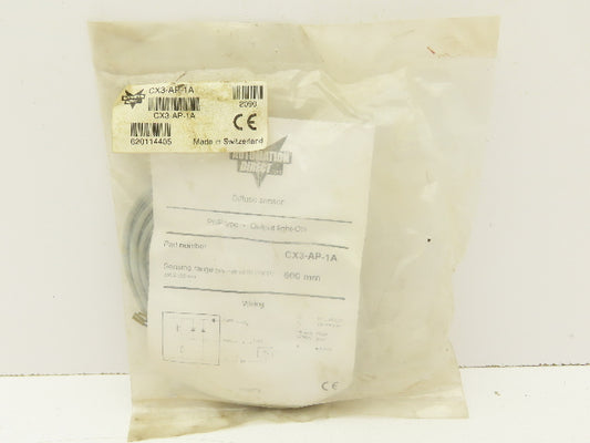 Automation Direct CX3-AP-1A Photoelectric Sensor 600mm Distance Plastic Housing