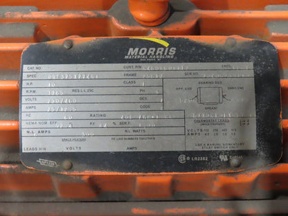 Cleveland Tramrail P&H 6 Ton Double Girder Underhung Bridge Crane 28' Span