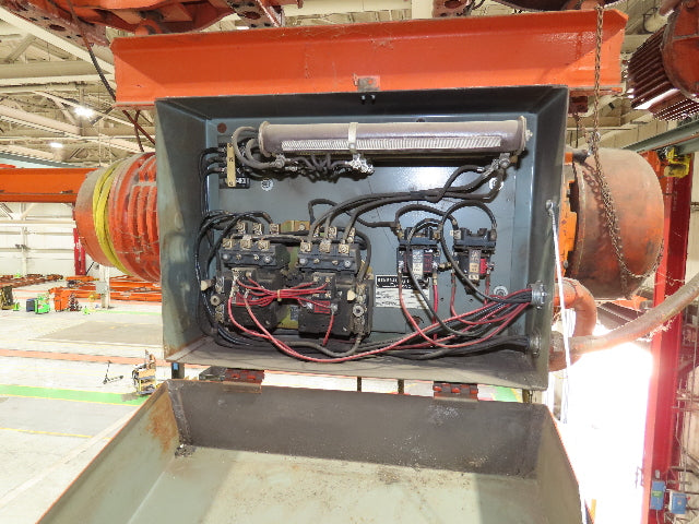 Cleveland Tramrail P&H 3 Ton Single Girder Underhung Bridge Crane 43' 8" Span
