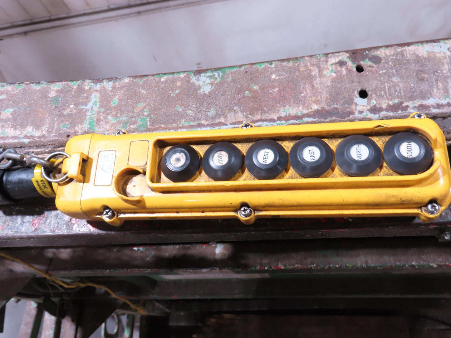 Cleveland Tramrail P&H 1 Ton Single Girder Underhung Bridge Crane 43' 8" Span