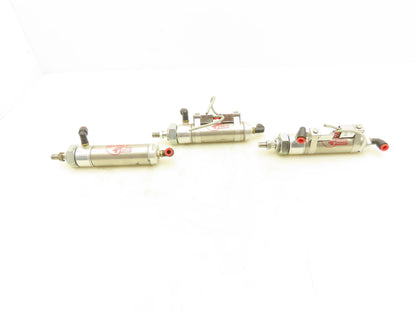 Bimba MRS-122-D Pneumatic Cylinder 2" Stroke 1-1/4" Bore Lot of 3