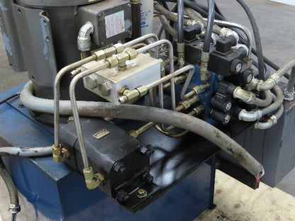 Monarch T-10-30 Hydraulic Power Unit Dyna Pack 2PD11.3D Pump 10GPM 7.5Hp 3Ph