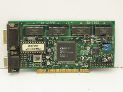 Densitron PCIX-55ORP Video Card 2MB Video Memory 32 Bit PC Card