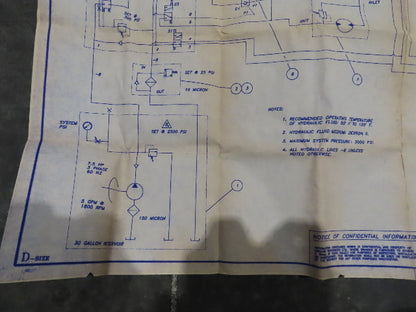 Monarch T-10-30 Hydraulic Power Unit Dyna Pack 2PD11.3D Pump 10GPM 7.5Hp 3Ph