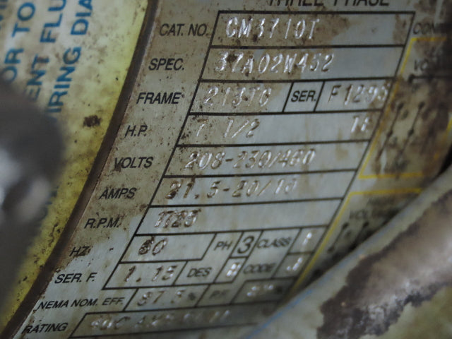 Monarch T-10-30 Hydraulic Power Unit Dyna Pack 2PD11.3D Pump 10GPM 7.5Hp 3Ph