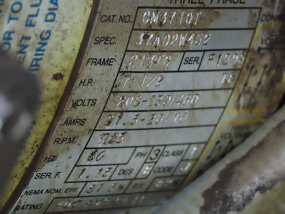 Monarch T-10-30 Hydraulic Power Unit Dyna Pack 2PD11.3D Pump 10GPM 7.5Hp 3Ph